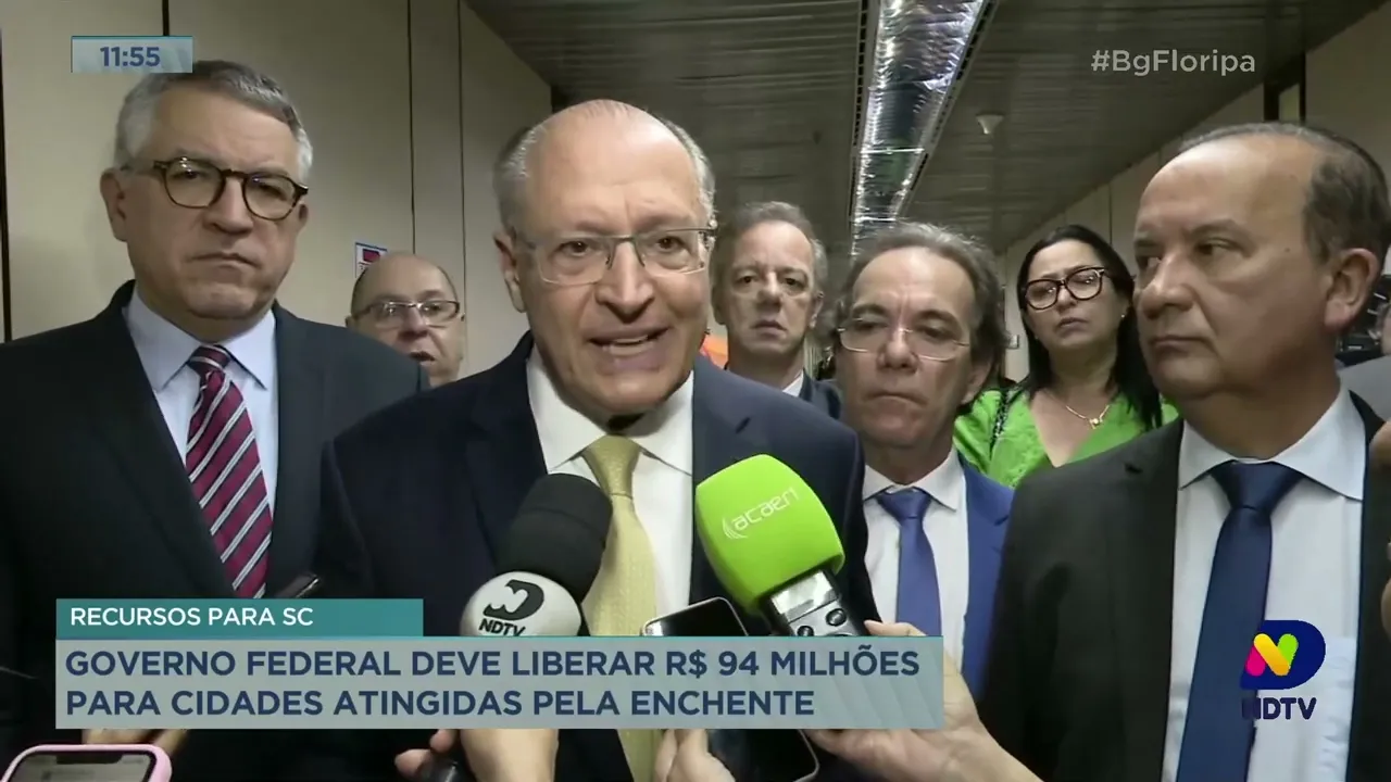 Governo Federal prevê liberação de R$ 94 milhões para cidades de SC atingidas pela enchente