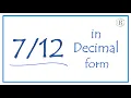 as a Decimal