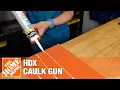 How to Use a Caulk Gun The Home Depot
