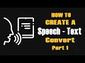 How to create Speech to Text converter with JavaScript Part 1