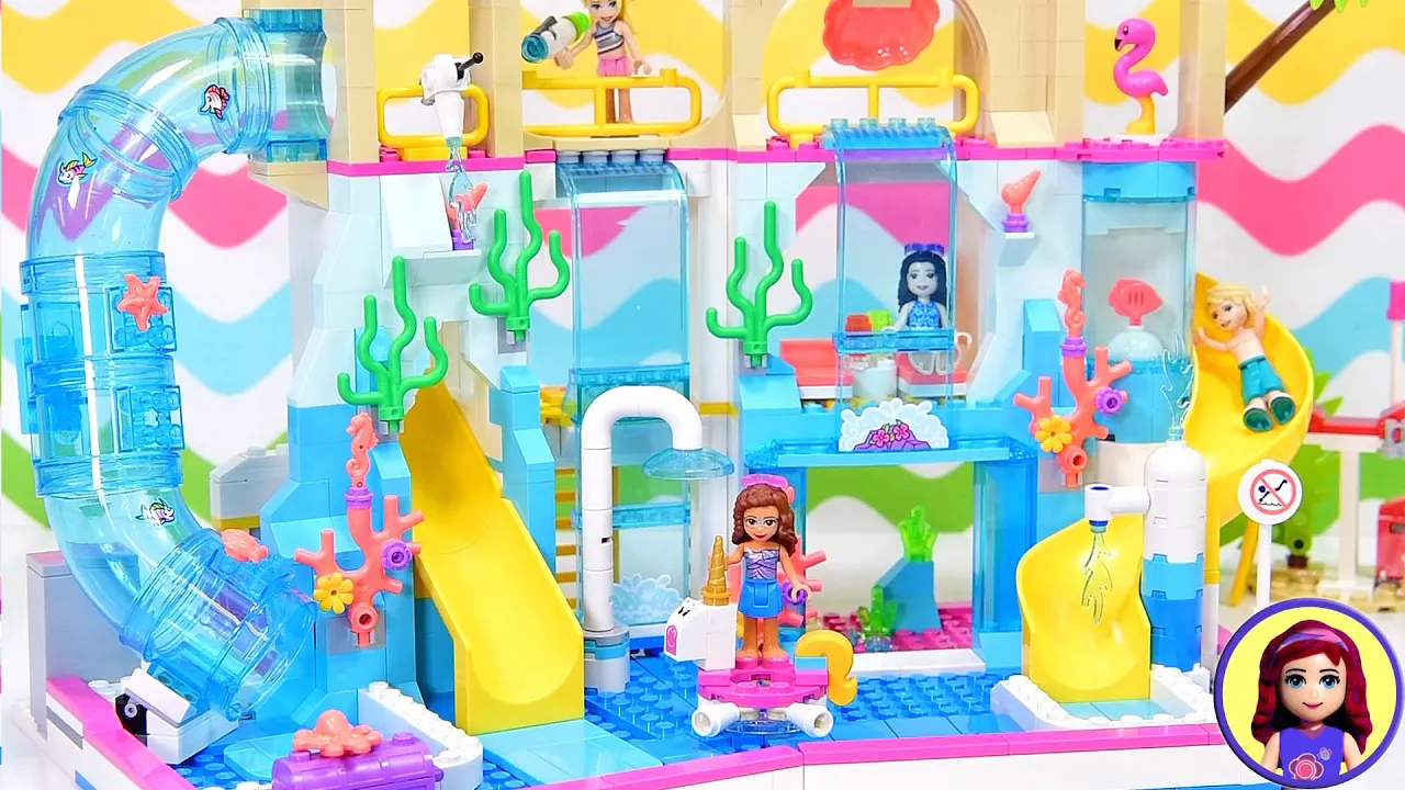 Lego Friends Pool Party Game, Flash Online Gameplay Video Throw a surprise pool party for the girls . 