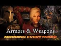 Modding Every Skyrim Armors Weapons Textures