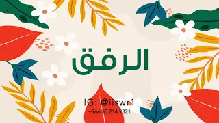 فيديو عن الرفق دندنها