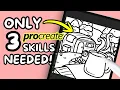The Only Procreate Skills You Need to Make Coloring Pages