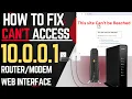 Can t Access 10 0 0 1 IP address - Fix Step by step Xfinity 10 0 0 1 Not working