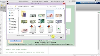 Matlab Code for Currency Recognition Using Image Processing