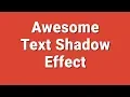 CSS3 Text Shadow Effect Beginner s Tutorial