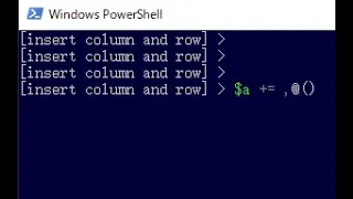 Insert Column and Row in the CSV file with Powershell