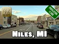 Driving Around Small Town Niles Michigan in 4k
