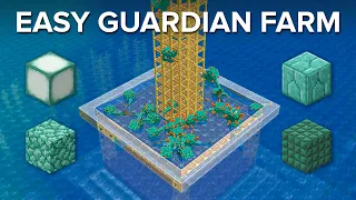 Minecraft EASY Guardian Farm - No Portals