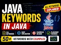Java Keywords Explained with Examples Complete Java Tutorial for Beginners