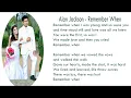 Alan Jackson - Remember When Lyrics
