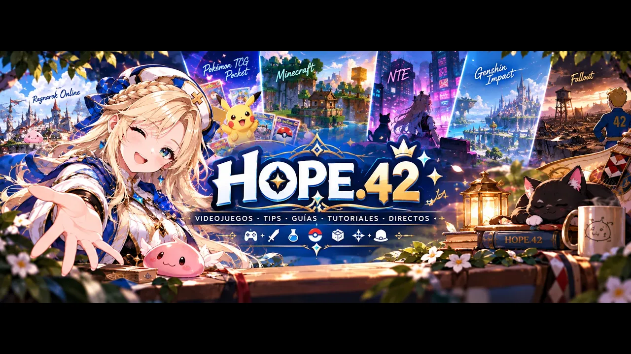 ✨ Bienvenido a Hope.42 | Videojuegos, retos y aventuras
