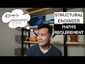 Structural Engineering Maths Requirement