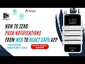 How to send Push Notification to expo app from web React Native Expo Native Notify