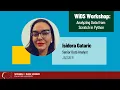 Analyzing Data from Scratch in Python Isidora Gataric