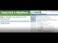 Creating a WebPass and Logging In