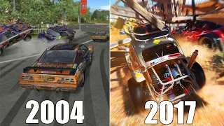evolution of flatout games 2004 2017 