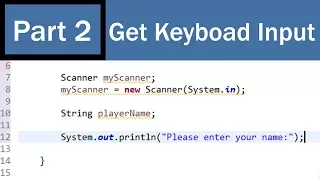 Super Beginner s Text Adventure Game Development in Java PART 2 - Get Keyboard Input