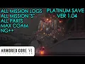 PS4 Armored Core VI Fires of Rubicon - All Mission S All Parts NG