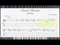 Download Lagu [Guitar Tab Sheet] - SWEET DREAM | Jang Nara