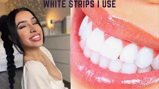 HOW TO WHITEN TEETH AT HOME FAST & CHEAP | Crest 3D White Strips vs HiSmile [Before + After Review]