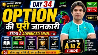 🔥 Option Trading Kya Hai? A to Z Complete Guide for Beginners | Hindi | Day 34