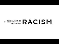 What are structural institutional and systemic racism