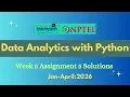 NPTEL Data Analytics with Python Week 5 Assignment 5 Solution Jan-2026