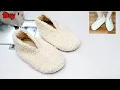 Kolay Panduf ( patik) Dikimi  Very Easy House Slippers Sewing home shoe making  sewing tips  dıy