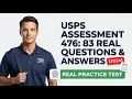USPS Assessment 476 83 Real Questions Answers to Get Hired