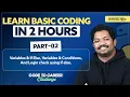 BASIC Python Coding for BEGINNERS Code to Career Challenge Part 02