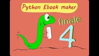 Python ebook maker - 4 finale