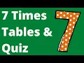 7 Times Tables Quiz Master Multiplication by SEVEN