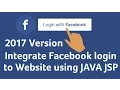 Enable Facebook login using JAVA J2EE for websites