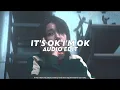 Lagu it's ok i'm ok (tiktok version) || tate mcrae [ edit audio ]