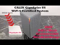 Calix GigaSpire U6 Certified WiFi 6 Mesh System Set-up and Overview