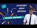 Javascript Splice method tutorial in telugu JavaScript Telugu