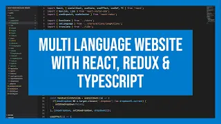 Multi language website with React Redux Typescript
