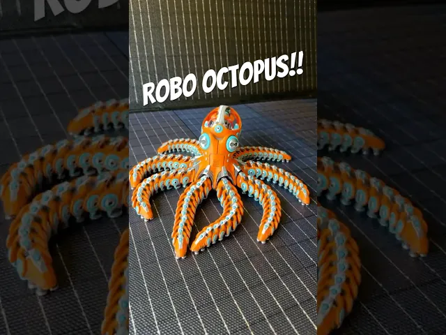 Robo Octopus - Articulated Figure video thumbnail