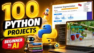 100 Python Projects Basics Learn Python the Practical Way From Basics to AI