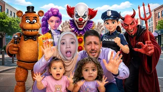 ميمي ورحمه طلبوا جميع المشروبات الشريرة للشخصيات المخيفة شو اللي صار !!