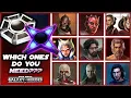 Every Zeta Omicron Needed or not for Proving Grounds Conquest Characters in SWGOH