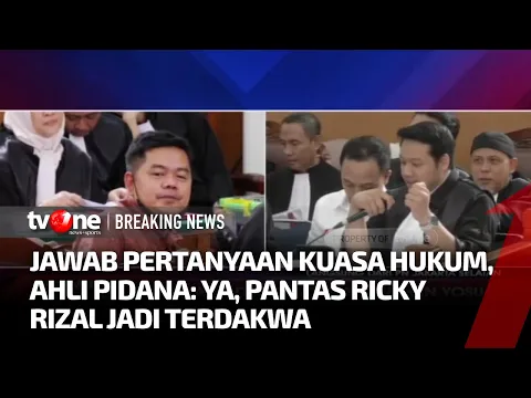 Kuasa Hukum Ricky Rizal Tuding Saksi Ahli Hukum Pidana Sebabkan Ricky Rizal jadi Terdakwa