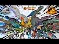 ALL 90 Unique Jurassic World Carnivorous Dinosaurs Toys in One Every Single Species Mattel