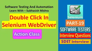 19 - How to perform Double Click in Selenium WebDriver