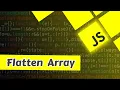 8 Flatten N dimensional array using reduce Ninjacart Javascript interview question in Hindi