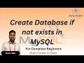 10 Create Database if not exists in MySQL Introduction to MySQL