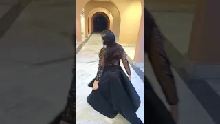 فستان اسود اطفال سك 