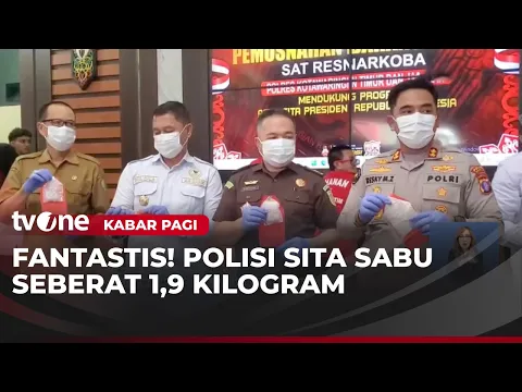 Tangkap Para Bandar Narkoba, Polisi Sita Sabu Sebanyak 1,9 Kg